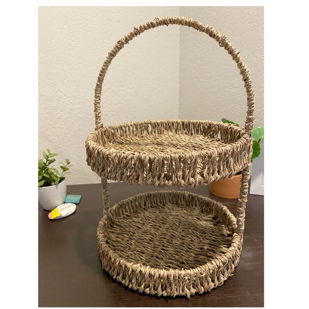 Target Wicker Tiered Tray